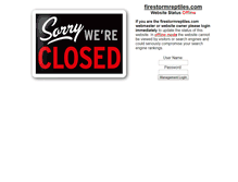 Tablet Screenshot of firestormreptiles.com